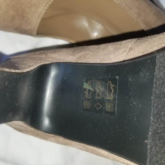 Taupe platform heels - Picture 4 of 5